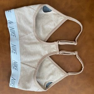 Nike Beige Sports Bra